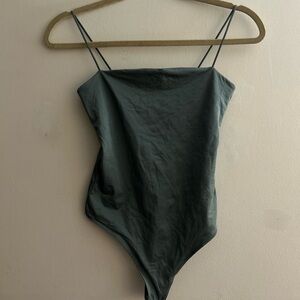 Abercrombie & Fitch Olive Green Bodysuit